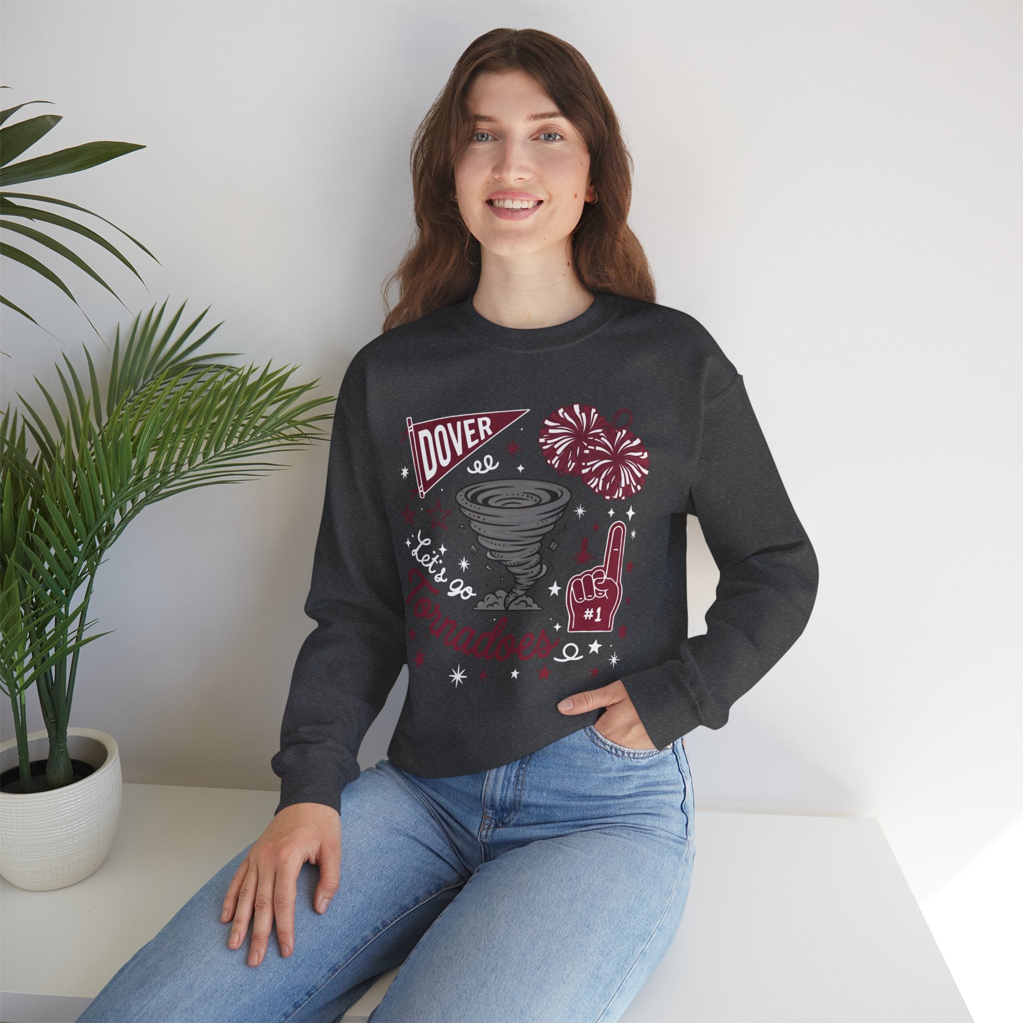 Dover Tornadoes - Crewneck Sweatshirt